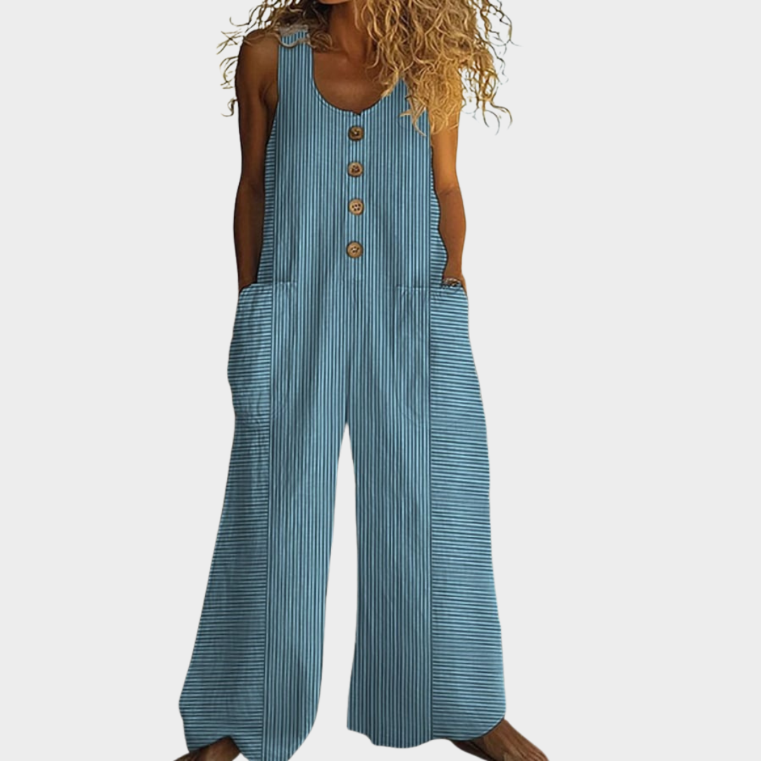 Bellamy | Impressionist Print Jumpsuit
