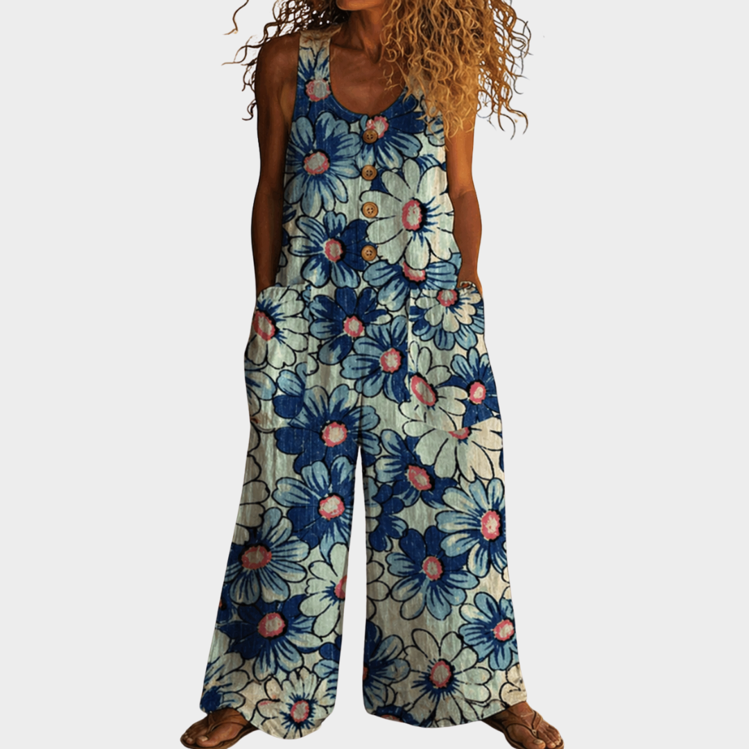 Honeybee | Garden Floral Jumpsuit