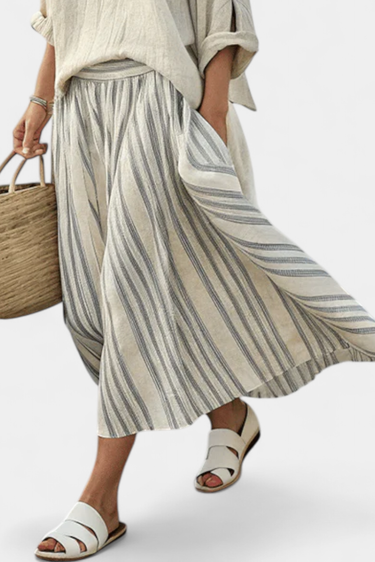 Aurcyn | Loose Blouse & Skirt