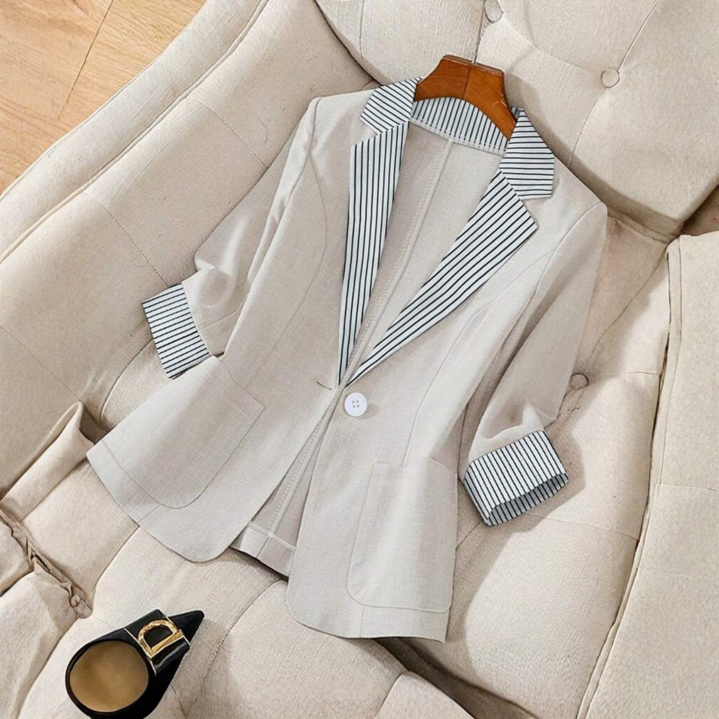 Gillian | Classy Button Front Long Sleeve