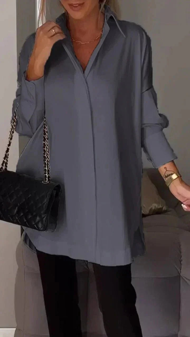 Carlita | Oversized Button-Up Shirt