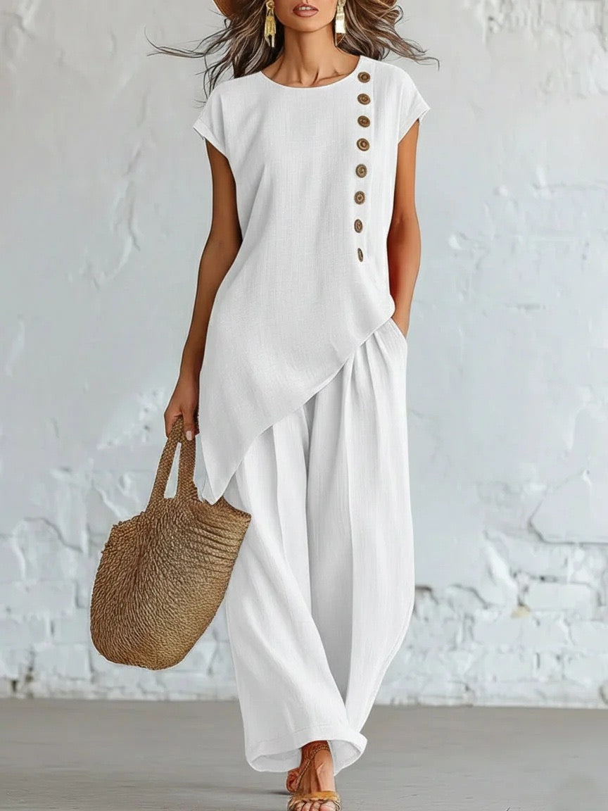 Ivorette | Asymmetrical Co-ord Set