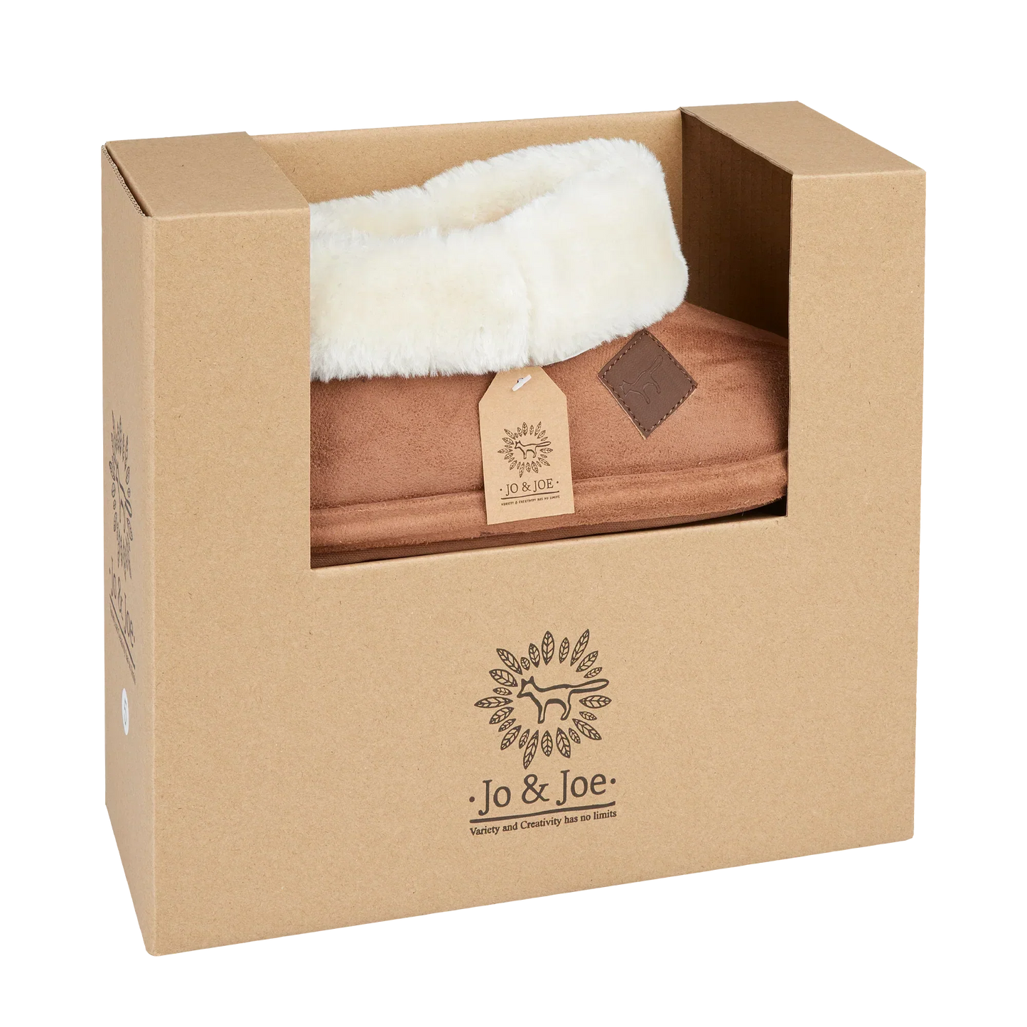 Cleo | Faux Suede Bootee Slippers