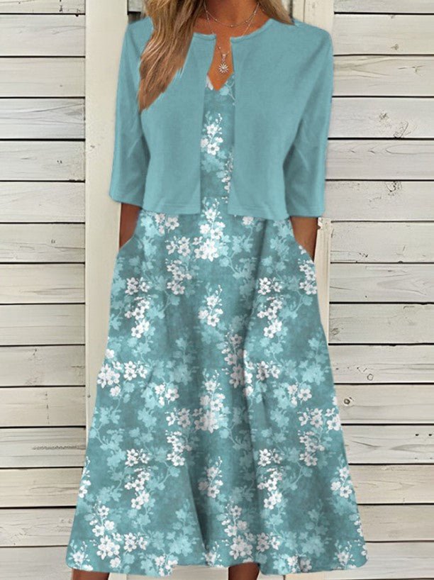 Alou | Charm Floral Dress Set