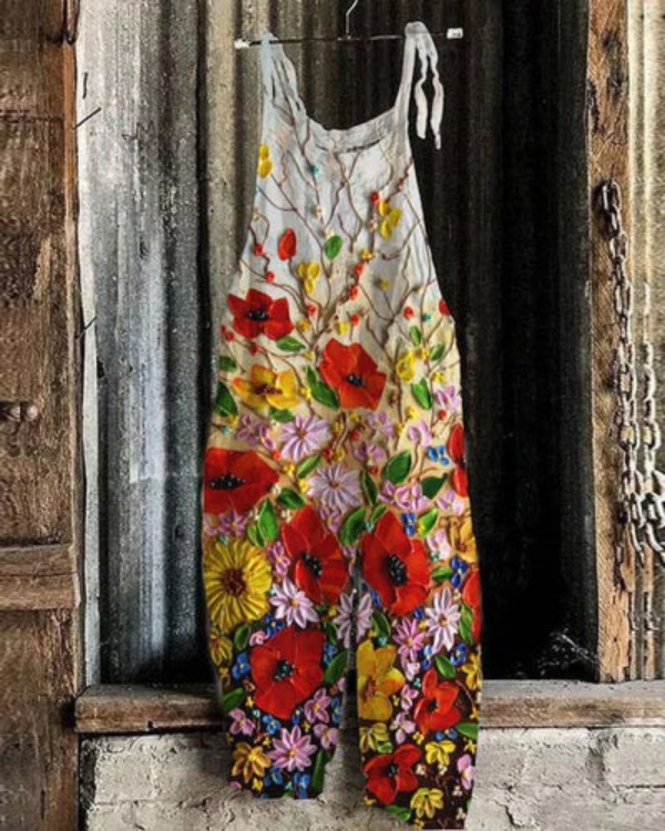 Petalpatch | Floral Artisan Jumpsuit