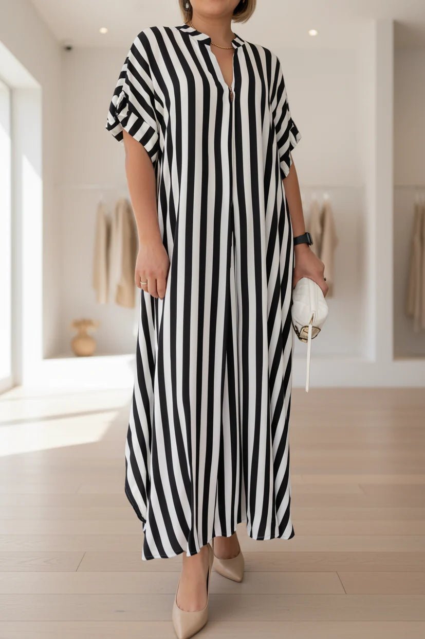 AMÉLIE – STRIPED MAXI DRESS - Alira - Boutique