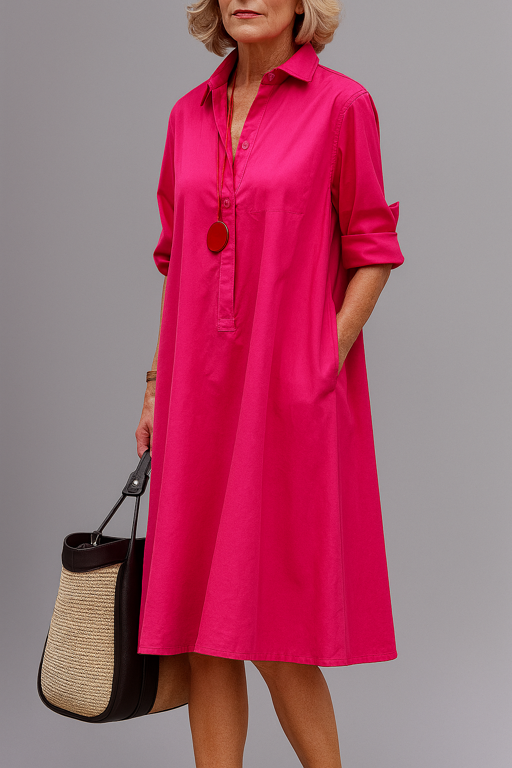 Marlow | Luxe Fabric Midi Dress