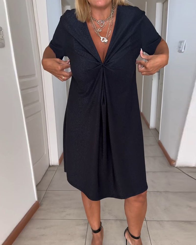 Carly - Effortless Twist Dress - Alira - Boutique