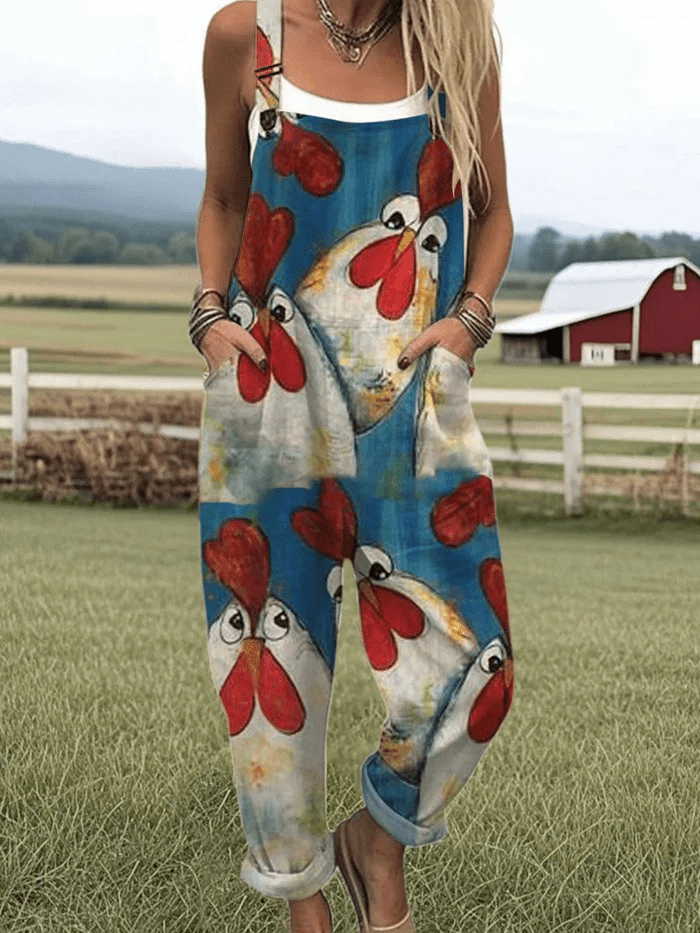 Cluckin’ Cute Jumpsuit - Alira - Boutique