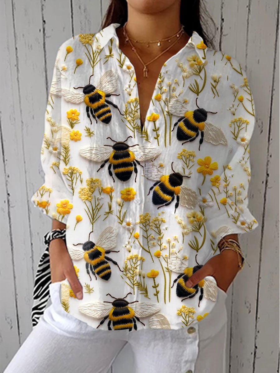 Fiorine | Golden Bee Blouse - Alira - Boutique