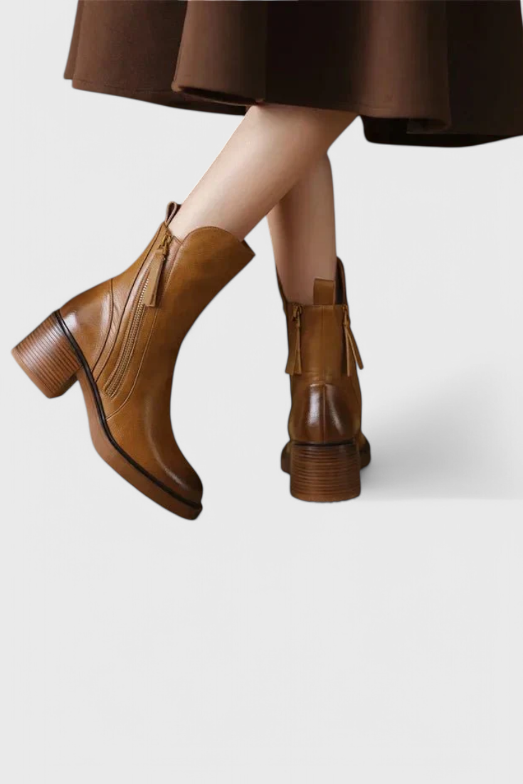 Irina | Sleek Ankle Boots for Effortless Style