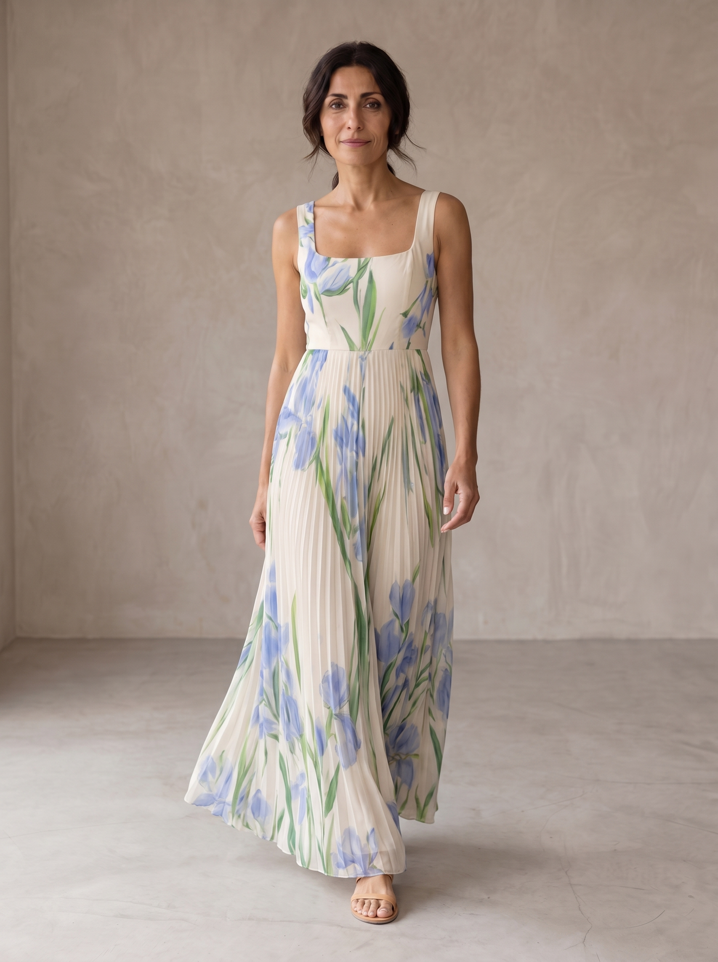 Willow | Floral A-Line Maxi Dress
