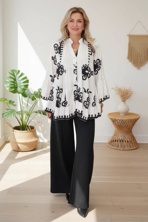 JORDANA - COASTAL BOHO TOP - Alira - Boutique