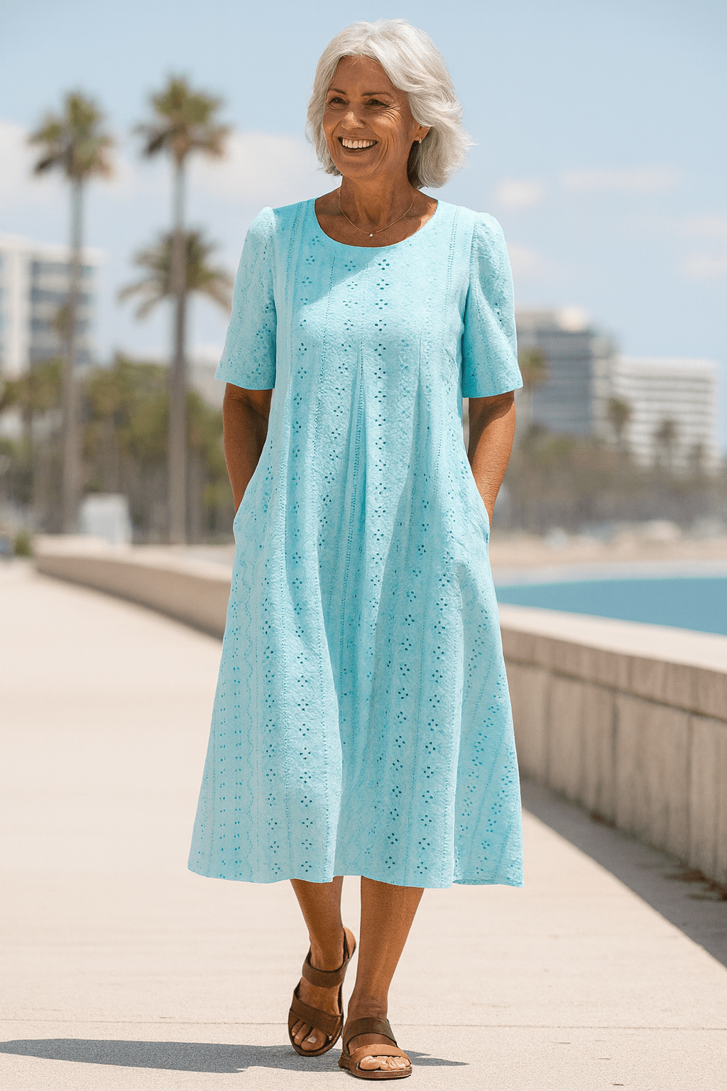 Meliora | Everyday Elegance Midi Dress – Flattering Comfort, Timeless Confidence (S-5XL) - Alira - Boutique