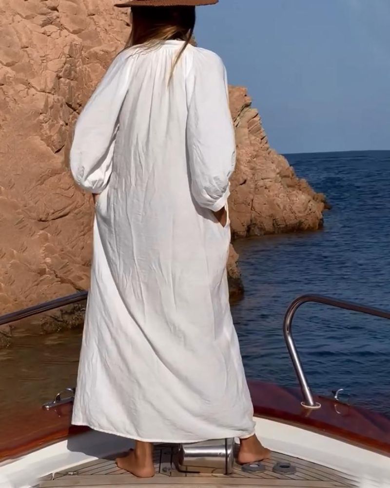MIRANDA - COMFY DRESS IN COTTON - Alira - Boutique