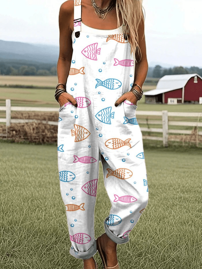 Ocean Whimsy Jumpsuit - Alira - Boutique