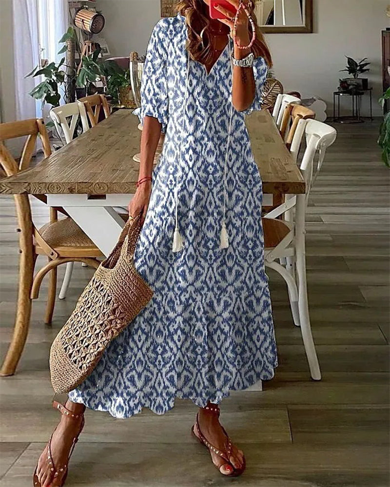 Cassie | Boho Tummy Coverage Dress
