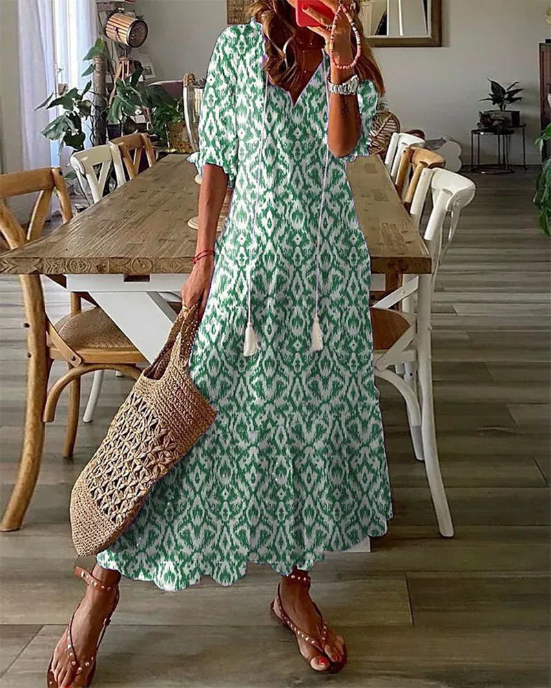 Cassie | Boho Tummy Coverage Dress