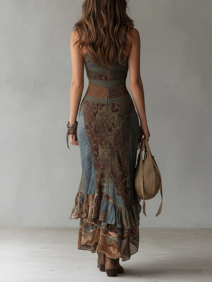 Fernalee | Ethnic Print Maxi Dress