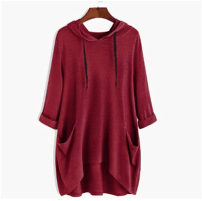 Lyn | Elegant Draped Sweatshirt