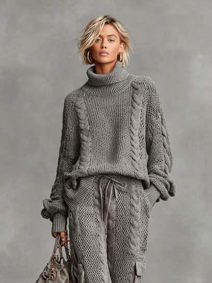Priya | Cable Knit Set