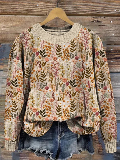 Miriam | Elegant Floral Knit