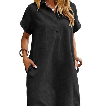 Maren | Relaxed Short Sleeve Summer Dress