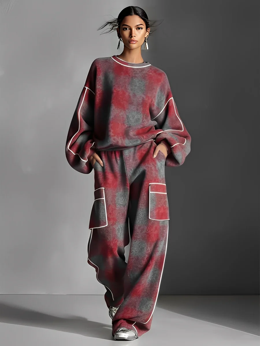 Red And Gray / 2XL