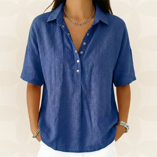 Ismay | The Collared Button Blouse