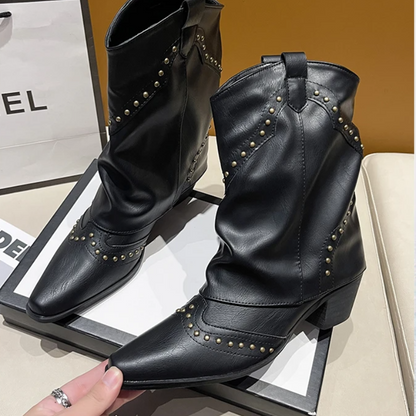 Sierra | Studded Western Boots