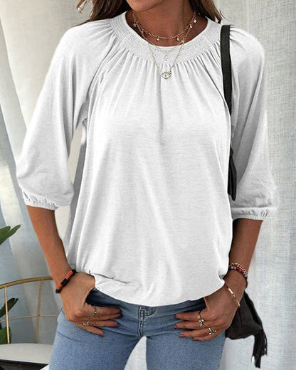 Lauren | Classic 3/4 Sleeve Tee