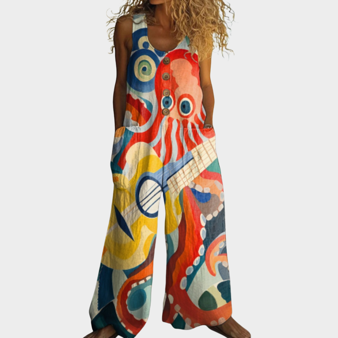 Marigold | Print Jumpsuit