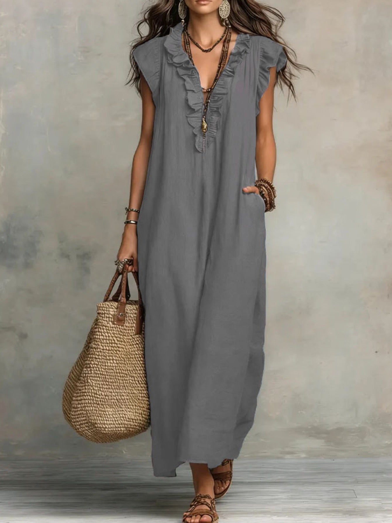 Grisandra | Effortless Boho Maxi Dress