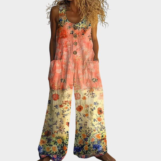 Wisteria | Mosaic Print Jumpsuit