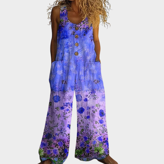 Xanthe | Dreamy Floral Fluid Jumpsuit