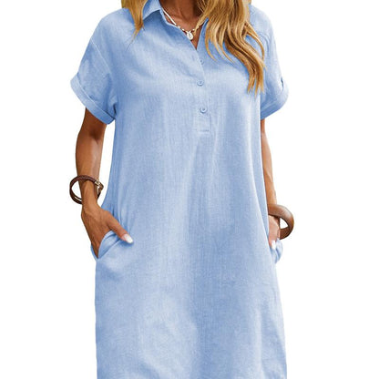 Maren | Relaxed Short Sleeve Summer Dress