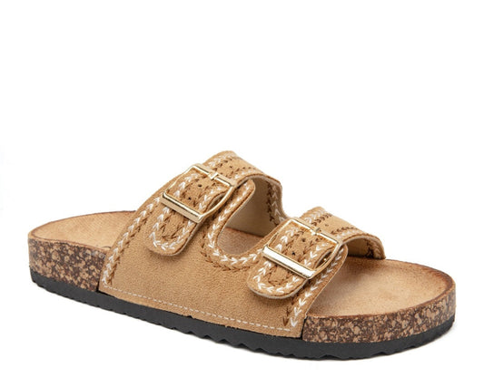 Verity | Beige Wedge Sandal