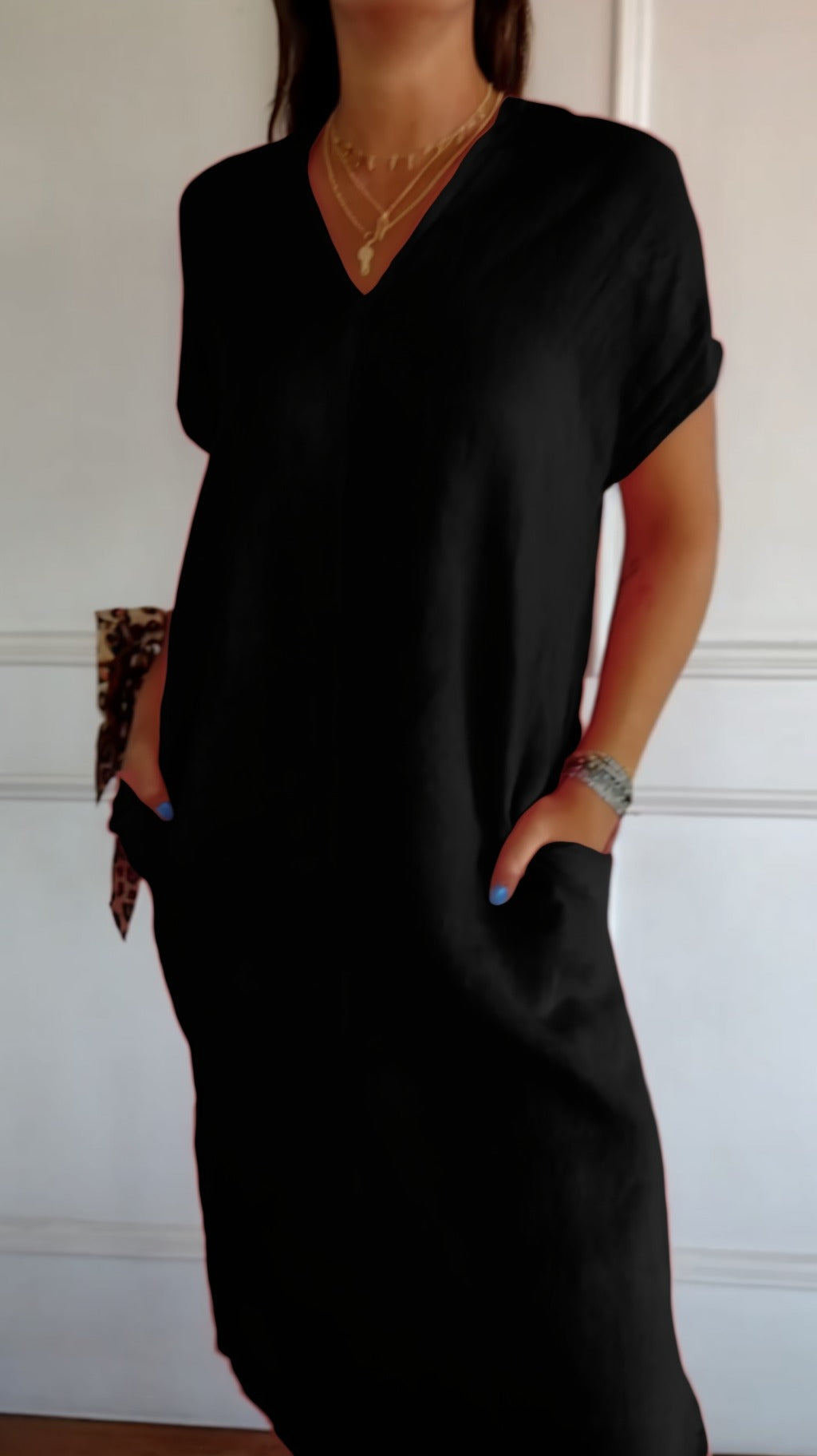 Black / 5XL (22-24)