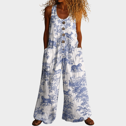 Marigold | Print Jumpsuit
