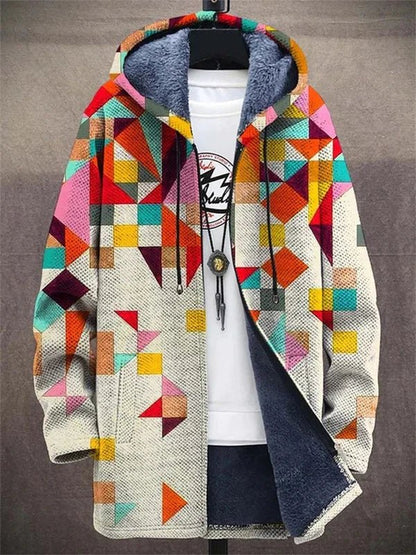 Janine | Luxurious Art Print Cardigan