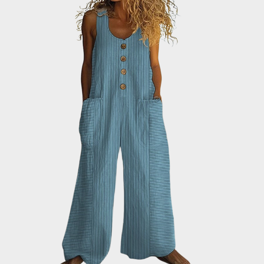 Bellamy | Impressionist Print Jumpsuit