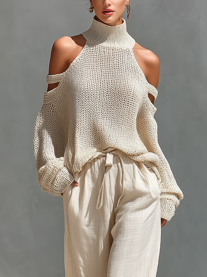 Sophie | Beige Knit Set