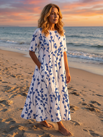 Miles | Floral Midi Dress