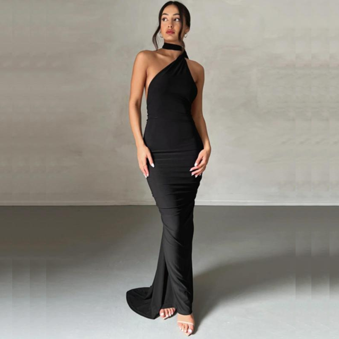 Karilyn | Elegant Sleeveless Evening Halter Bodycon Dress