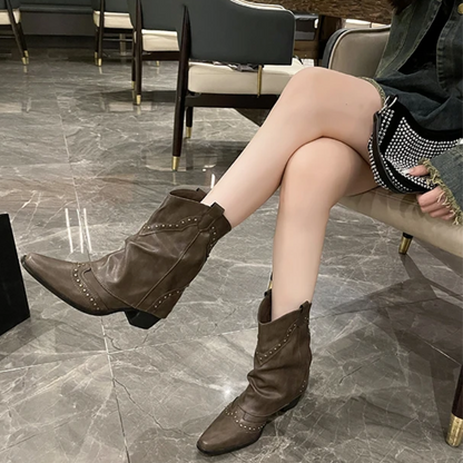 Sierra | Studded Western Boots