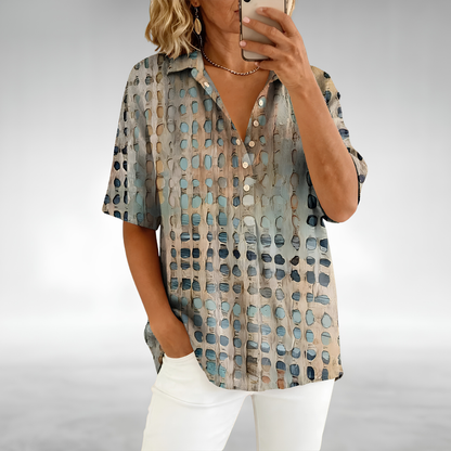 Melody | Watercolour Print Shirt