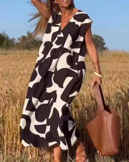Kendall - Relaxed Abstract Dress