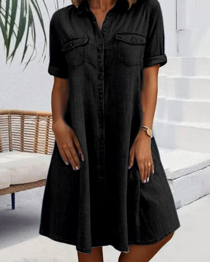 Kaylie | Chic Buttoned Dress