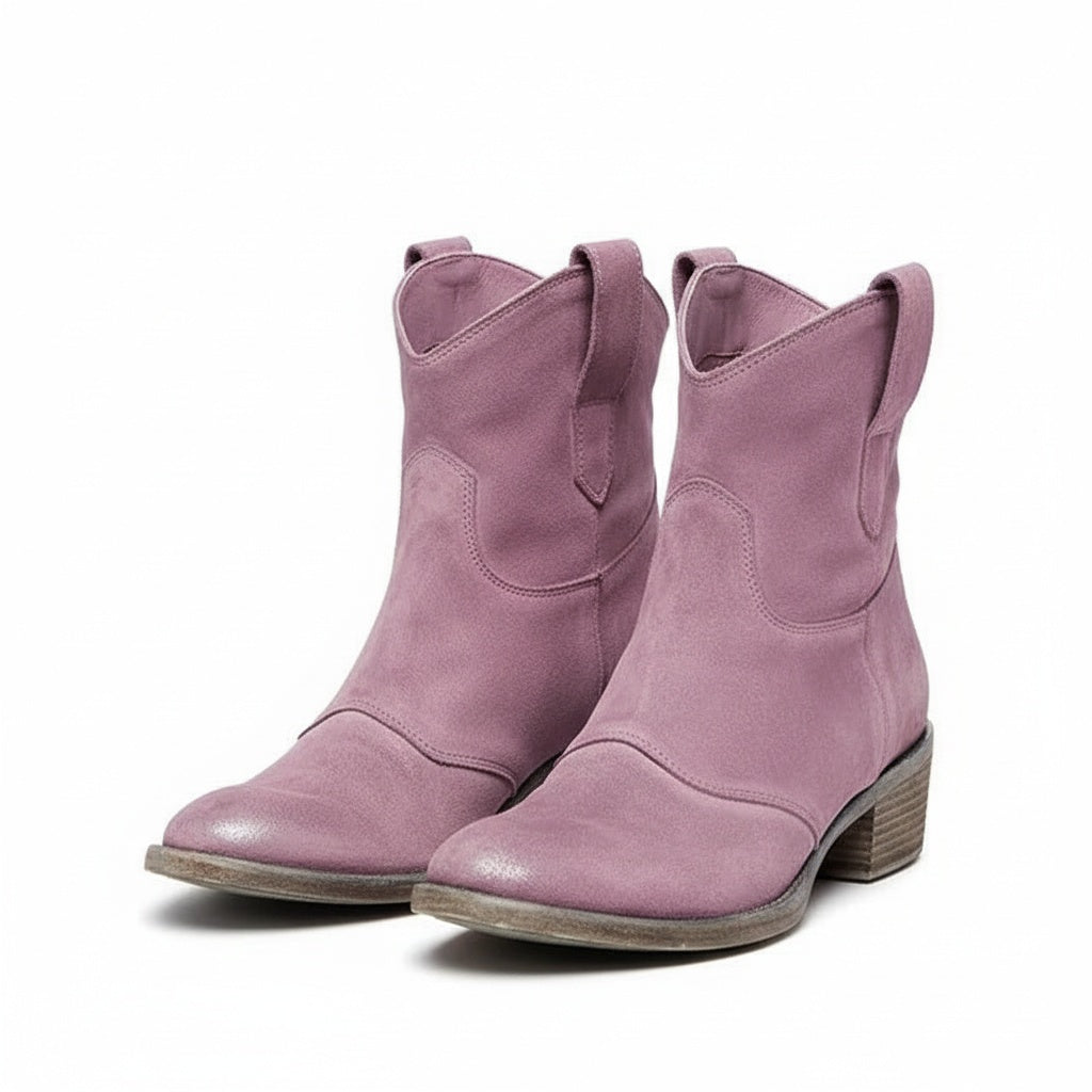 Henny | Vintage Cowboy Ankle Boots