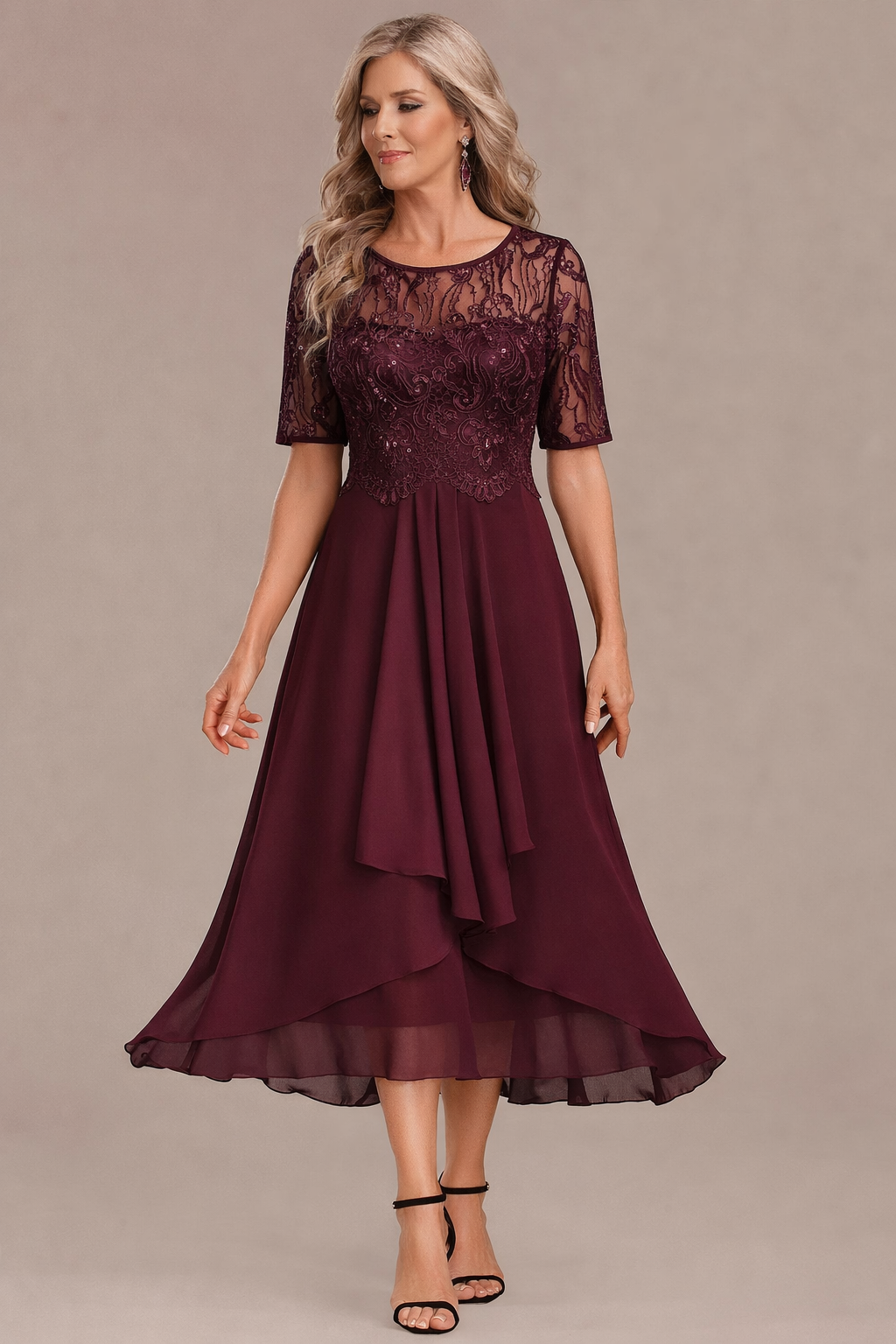 Burgundy / 3XL | 26-28